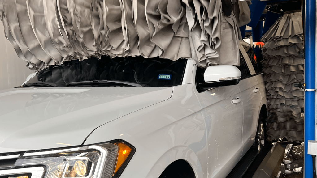 Dry N' Shine superior car drying at Oasis Wash Club